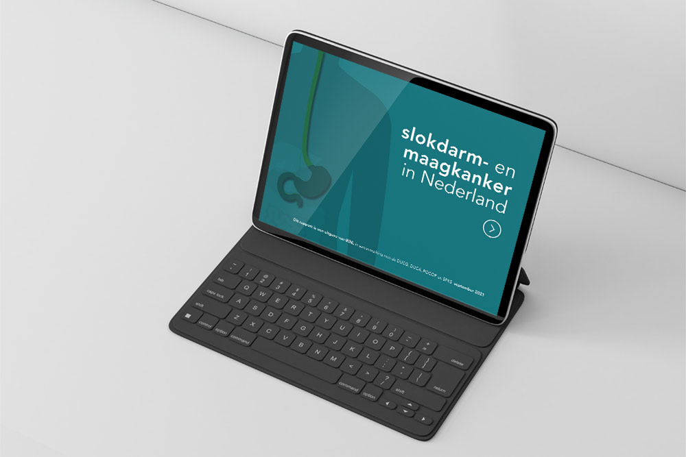 Het rapport slokdarm- en maagkanker geeft een totaaloverzicht van cijfers en trends