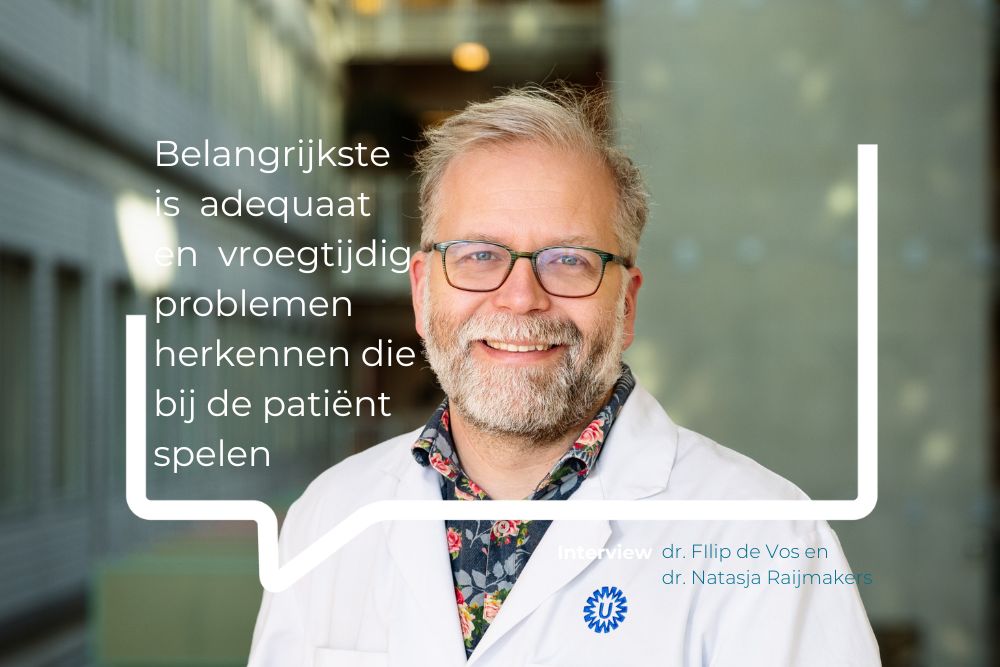 Foto met quote dokter Filip de Vos